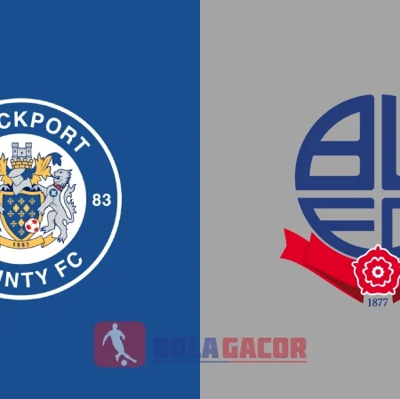 PREDIKSI BOLA STOCKPORT VS BOLTON